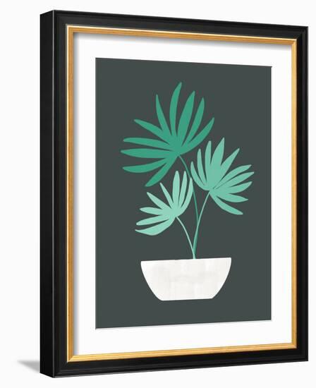 Farmhouse Potted Palm 2-null-Framed Art Print