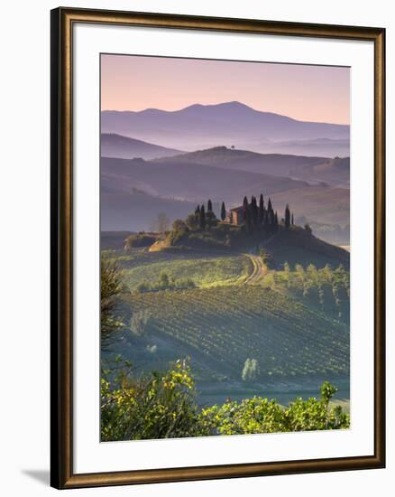 Farmhouse, Val D' Orcia, Tuscany, Italy-Doug Pearson-Framed Premium Photographic Print