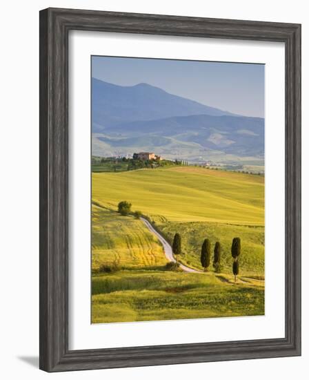 Farmhouse, Val D' Orcia, Tuscany, Italy-Doug Pearson-Framed Photographic Print