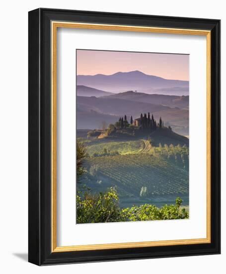 Farmhouse, Val D' Orcia, Tuscany, Italy-Doug Pearson-Framed Photographic Print