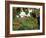 Farmhouse View Through Grapevine, Tuscany, Italy-John & Lisa Merrill-Framed Photographic Print