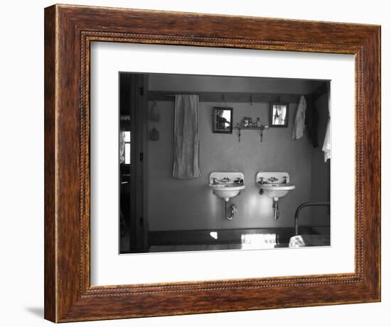 Farmhouse Washroom, 1936-Russell Lee-Framed Photographic Print