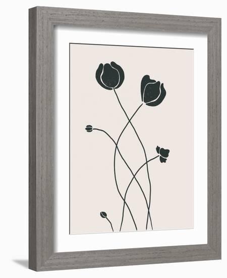 Farmhouse Wildflower-null-Framed Art Print