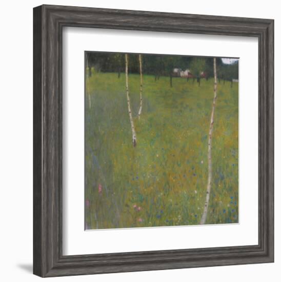 Farmhouse with Birch Trees, 1900-Gustav Klimt-Framed Art Print