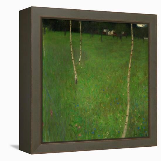 Farmhouse with Birch Trees-Gustav Klimt-Framed Premier Image Canvas