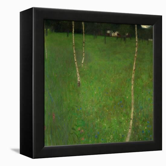 Farmhouse with Birch Trees-Gustav Klimt-Framed Premier Image Canvas