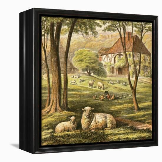 Farmhouse-English-Framed Premier Image Canvas