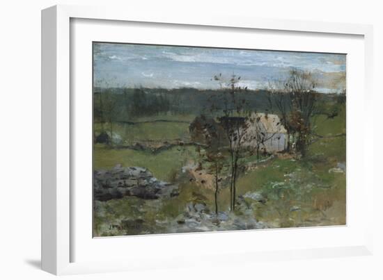 Farmhouse-John Henry Twachtman-Framed Giclee Print