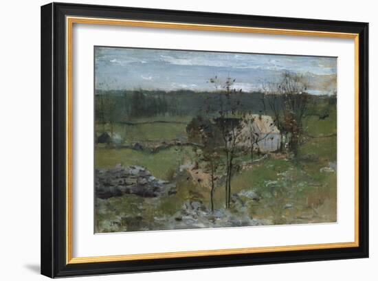 Farmhouse-John Henry Twachtman-Framed Giclee Print