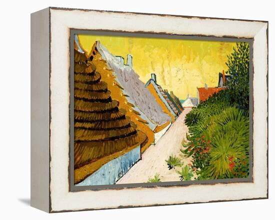 Farmhouses at Saintes-Maries, June 1888-Vincent van Gogh-Framed Premier Image Canvas