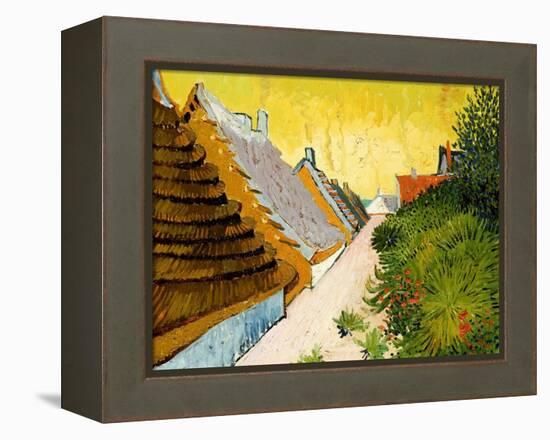 Farmhouses at Saintes-Maries, June 1888-Vincent van Gogh-Framed Premier Image Canvas