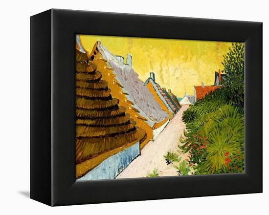 Farmhouses at Saintes-Maries, June 1888-Vincent van Gogh-Framed Premier Image Canvas