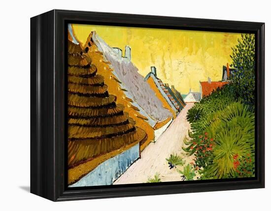 Farmhouses at Saintes-Maries, June 1888-Vincent van Gogh-Framed Premier Image Canvas