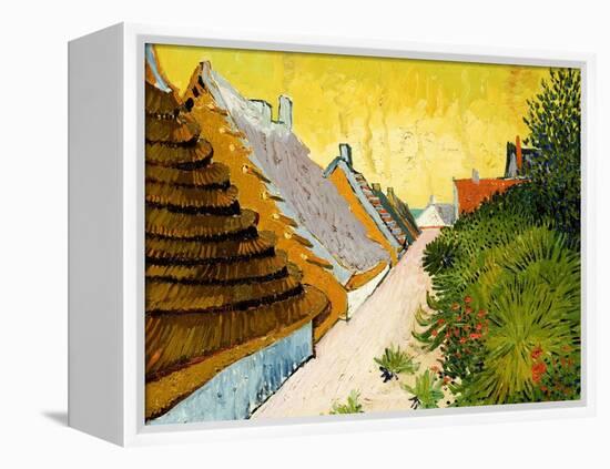 Farmhouses at Saintes-Maries, June 1888-Vincent van Gogh-Framed Premier Image Canvas