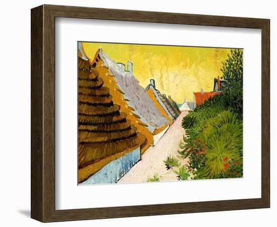 Farmhouses at Saintes-Maries, June 1888-Vincent van Gogh-Framed Premium Giclee Print