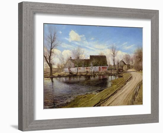 Farmhouses in Baldersbronde-Laurits Andersen Ring-Framed Giclee Print