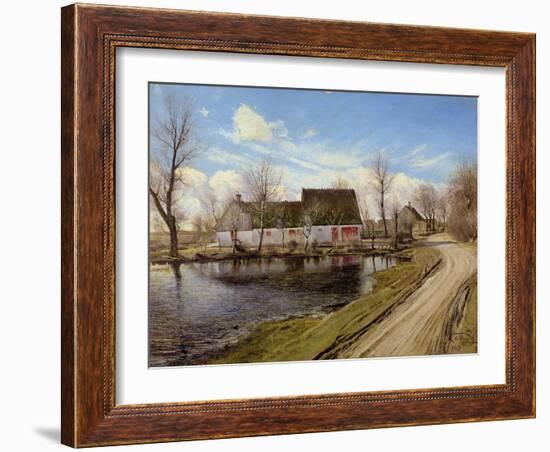 Farmhouses in Baldersbronde-Laurits Andersen Ring-Framed Giclee Print