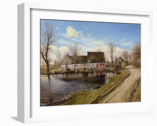 Farmhouses in Baldersbronde-Laurits Andersen Ring-Framed Giclee Print