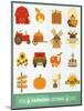 Farming Icons Set-elfivetrov-Mounted Art Print