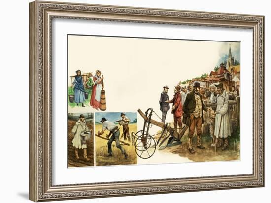 Farming Implements-Peter Jackson-Framed Giclee Print