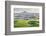 Farmington, Washington State, USA. Wheat farms in front of Steptoe Butte in the Palouse hills.-Emily Wilson-Framed Photographic Print