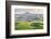 Farmington, Washington State, USA. Wheat farms in front of Steptoe Butte in the Palouse hills.-Emily Wilson-Framed Photographic Print