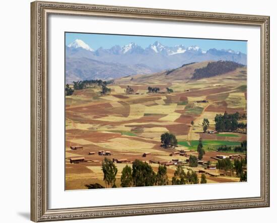 Farmland in the Sacred Valley, Cusco, Peru-Keren Su-Framed Photographic Print