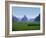 Farmland with the Famous Limestone Mountains of Guilin, Guangxi Province, China-Charles Sleicher-Framed Photographic Print