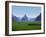 Farmland with the Famous Limestone Mountains of Guilin, Guangxi Province, China-Charles Sleicher-Framed Photographic Print