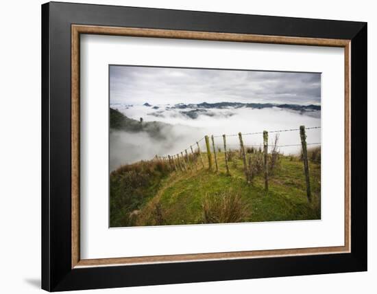 Farmlands in Whakahoro, in the Whanganui NP of New Zealand-Micah Wright-Framed Photographic Print