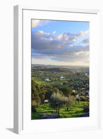 Farms in the vast plains of Alentejo, Portugal-Mauricio Abreu-Framed Photographic Print