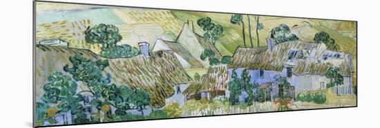 Farms Near Auvers-Vincent van Gogh-Mounted Giclee Print
