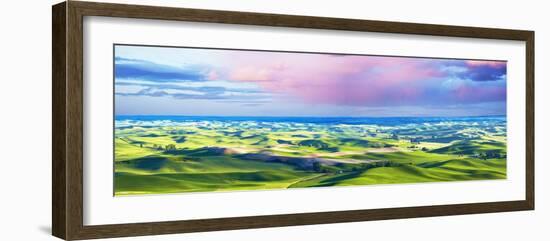 Farmscape Panorama II-James McLoughlin-Framed Photographic Print