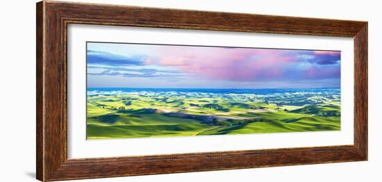 Farmscape Panorama II-James McLoughlin-Framed Photographic Print