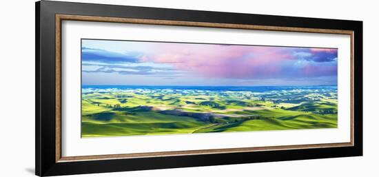 Farmscape Panorama II-James McLoughlin-Framed Photographic Print