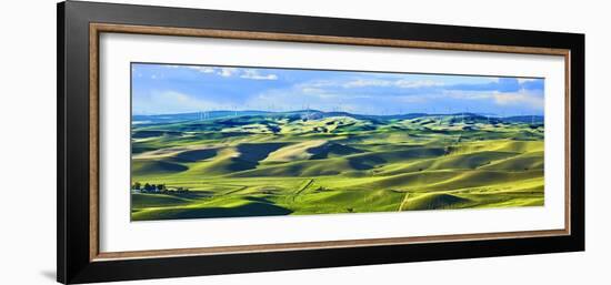 Farmscape Panorama III-James McLoughlin-Framed Photographic Print