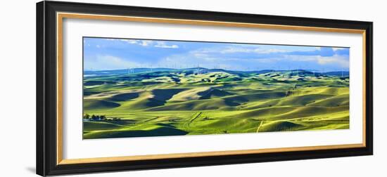 Farmscape Panorama III-James McLoughlin-Framed Photographic Print