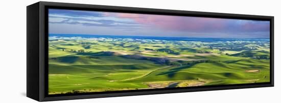 Farmscape Panorama IV-James McLoughlin-Framed Premier Image Canvas