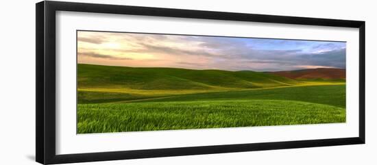 Farmscape Panorama VI-James McLoughlin-Framed Photographic Print