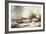 Farmstead in Winter, 1860-Frederic Edwin Church-Framed Giclee Print