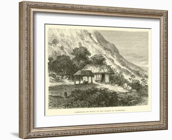 Farmstead of Mayoc in the Valley of Occobamba-Édouard Riou-Framed Giclee Print