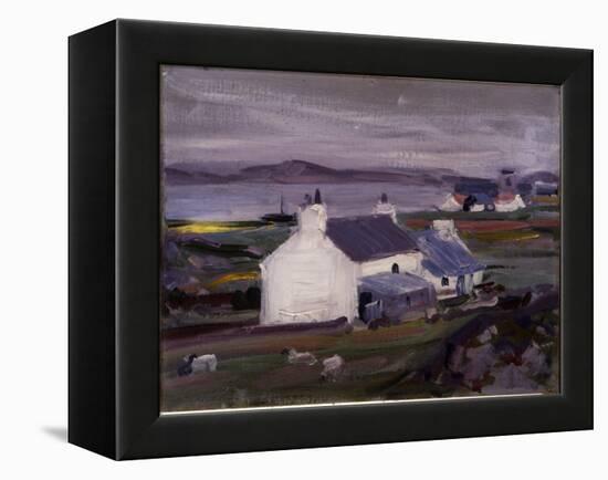 Farmsteading, Iona, Auchabhaich Croft-Francis Campbell Boileau Cadell-Framed Premier Image Canvas