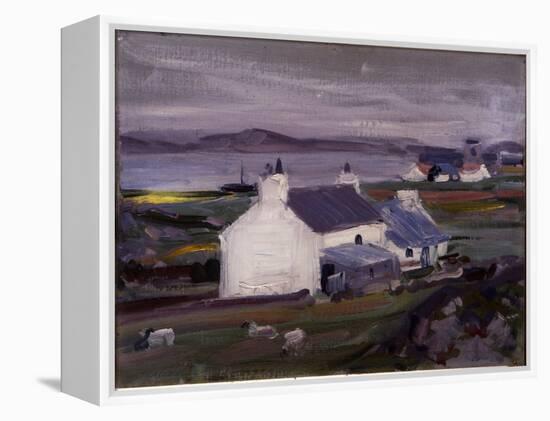 Farmsteading, Iona, Auchabhaich Croft-Francis Campbell Boileau Cadell-Framed Premier Image Canvas