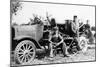 Farmworkers with a Tractor, (C1930S)-null-Mounted Photographic Print