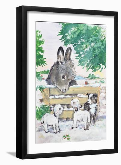 Farmyard Friends, 1996-Diane Matthes-Framed Giclee Print