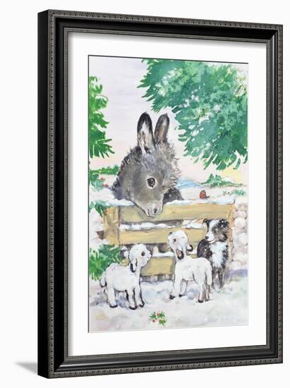 Farmyard Friends, 1996-Diane Matthes-Framed Giclee Print