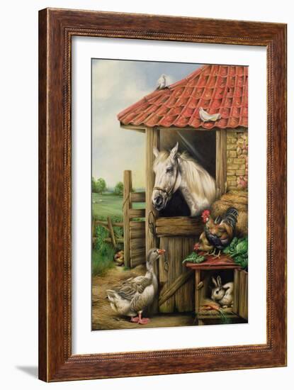Farmyard Friends-Carl Donner-Framed Giclee Print