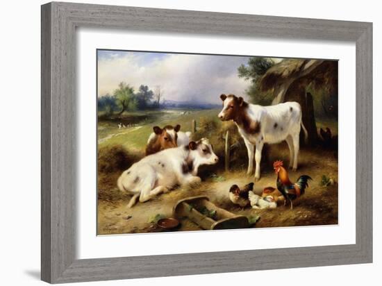 Farmyard Friends-Walter Hunt-Framed Giclee Print