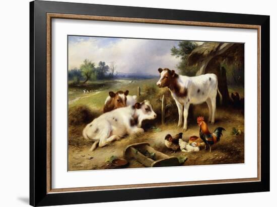 Farmyard Friends-Walter Hunt-Framed Giclee Print