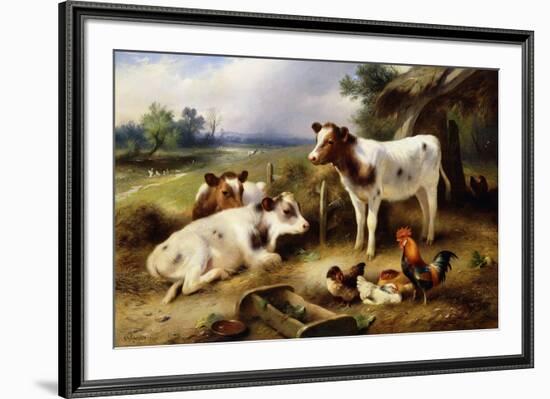 Farmyard Friends-Walter Hunt-Framed Giclee Print